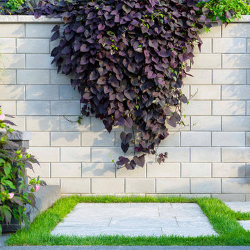 Backyard Garden Retaining Wall Project