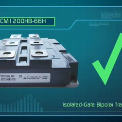 Mitsubishi Electronics CM1200HB-66H Isolated-Gate Bipolar Transistor Module - Outdoor Products