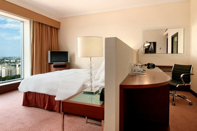 Example of a trendy bedroom design in Other