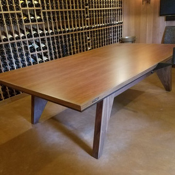 Ping Pong Table In A Wine Cellar