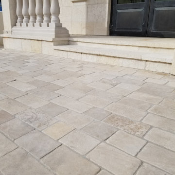 Aged Burgundy Cobblestone