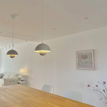 Nordic Flower Macaron Pendant Lamp Project | Dining&Living Room | HongKong