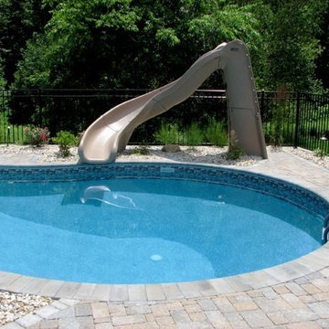 Inground Pool with Slide