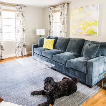Fun & Bright Family Room in Addition Project