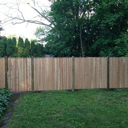 Cedar Stockade fence - Products