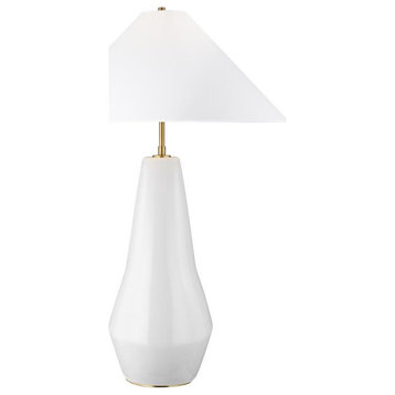 Generation Lighting, KT1231ARC1, Tall Table Lamp, Arctic White