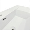 39" Composite Granite Sink Top, White