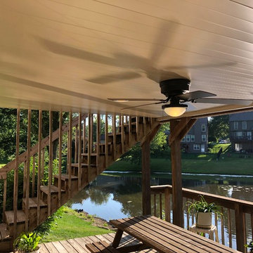 Bob's new deck ceiling