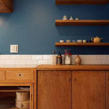 Y's original kitchen - KAMAKURA BLUE