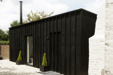 Contemporary house exterior in Hampshire.