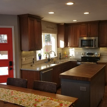Anchorage Kitchen Remodel with Added Features