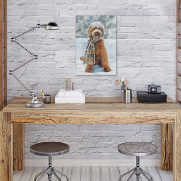 "Winter Ready" Painting Print on Wrapped Canvas