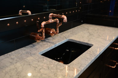 Inspiration for an industrial bathroom in Dallas.