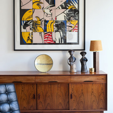 Mid century inspired Reception room