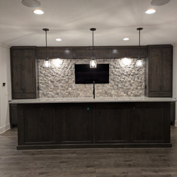 Upscale Full Basement Design, Renovation, & Decor