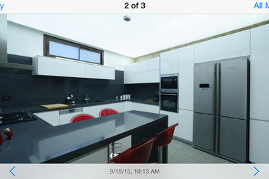 Inspiration for a contemporary kitchen remodel in Other