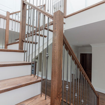 Project #44 | Contemporary Staircase with Skylit Stairwell