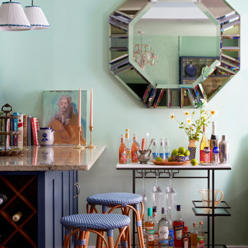 Bar in Park Slope Apartment for World Traveler