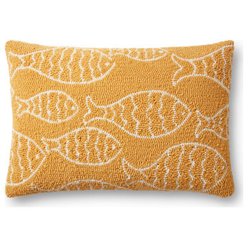 Loloi P0908 Yellow 16" x 26" Cover Only Pillow