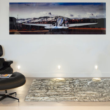 Hudson Faux Fur Rug - Gradient Grey 4x6