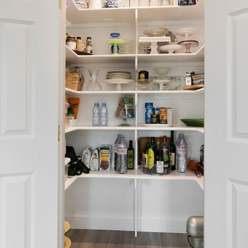 Walk-In Pantry with Open Shelving