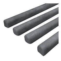 Bardiglio Gray Marble Bullnose Pencil Molding Honed - Home Accessories & Decor