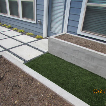Transforming a patch of grass to a fun and functional space.