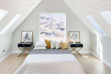 Bedroom - modern bedroom idea in Salt Lake City