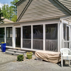 Motorized Zip Tex Retractable Screen - Clear Vinyl - Products