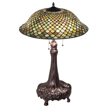 31 High Tiffany Fishscale Table Lamp