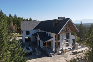 Inspiration for a country home design remodel in Other