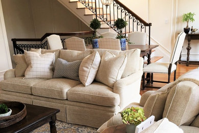Living room - traditional living room idea in Boston