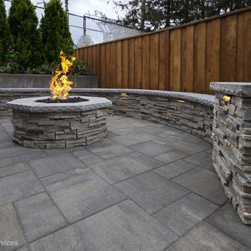 Marostica Project - Patio, Fire Pit, Seat Wall, Outdoor Kitchen - Portland 2024