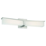 George Kovacs - Plane LED Bath in Brushed Nickel - Stylish and bold. Make an illuminating statement with this fixture. An ideal lighting fixture for your home.&nbsp