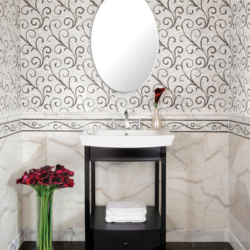 Lacey Marble Bathroom
