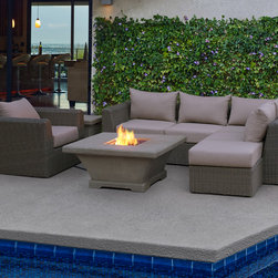 Monaco - Square Fire Table - Fire Pits