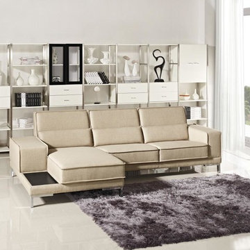 Divani Casa Modern Fabric Sectional Sofa - $1407.38