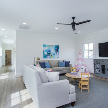 Bright Gold & White Modern Farmhouse on East 8 1/2