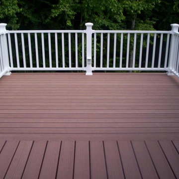 2 Tiered Composite Deck with lighting