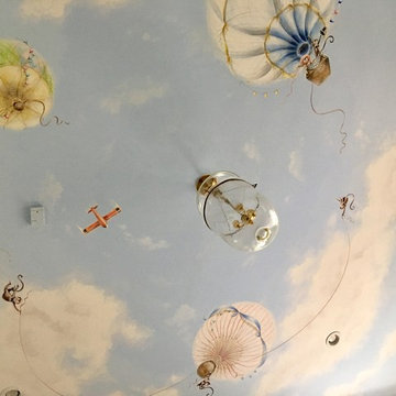 Pryor-Leavitt Sky Mural - Historic Fort Worth Texas