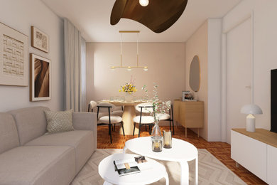 Inspiration pour un salon traditionnel.