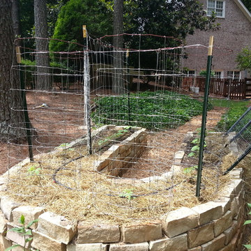 Rock Raised Veggie Garden Bed