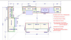 Kitchen Exterior Door In Middle Of Kitchen Layout