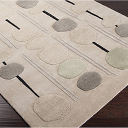 Oyster Gray Ivory Runner - Rugs