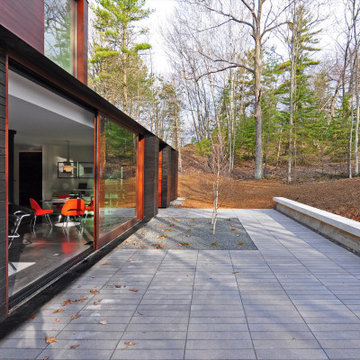 pleated house