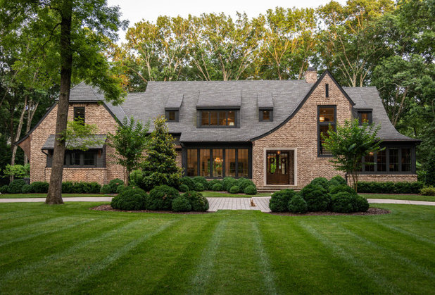 Transitional Exterior by C Kevin Coffey Dwellings | Design
