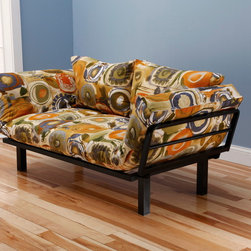 Spacely Futon Lounger | Enchanted Maze Fabric - Products