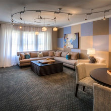 upstairs media room