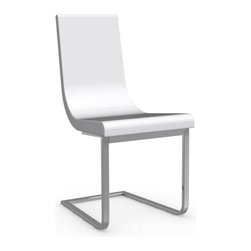 Calligaris - Cruiser Leather Chair with Cantilever Base - Dining Chairs