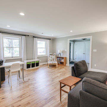 Cheat Lake: Living Room and Kitchen Renovation